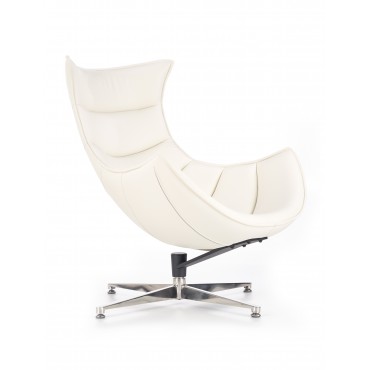 LUXOR fotel wypoczynkowy biały (1p 1szt) - Halmar