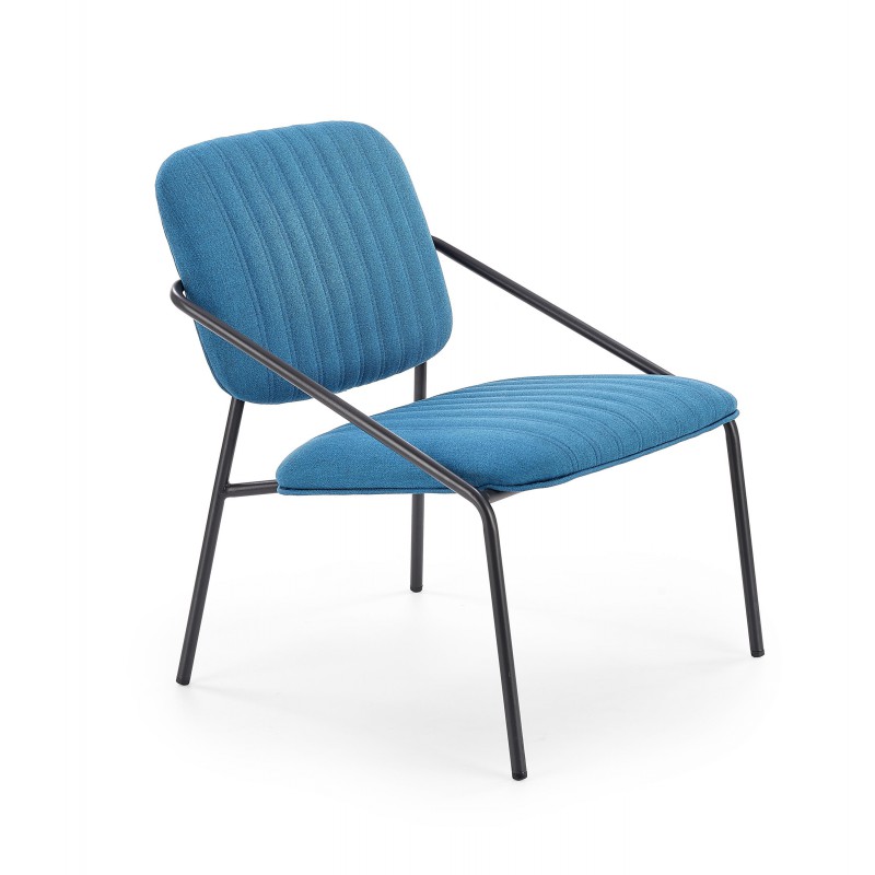 DENNIS fotel niebieski (1p 2szt) - Halmar