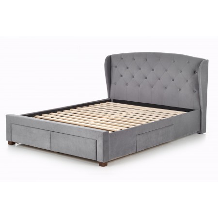 SABRINA łóżko z szufladami popiel (6p 1szt) - Halmar