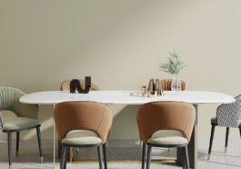 krzesła do białego stołu - aranżacja białego stołu z krzesłami
