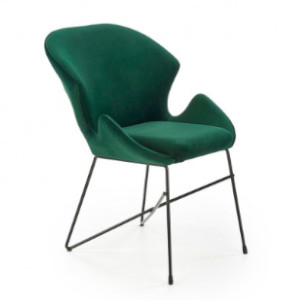 Krzesło K458 Halmar ciemny zielony