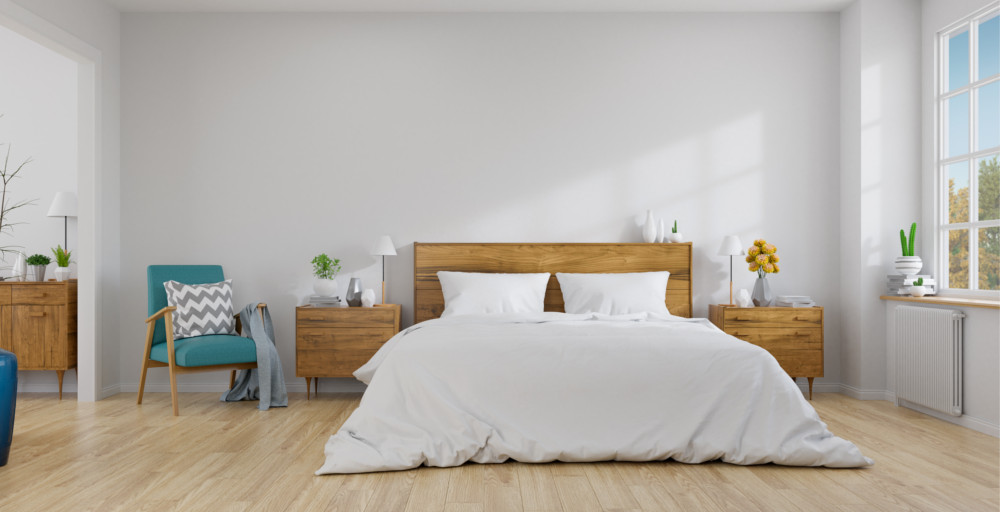 Aranżacja sypialni w minimalistycznym stylu 