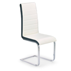 Krzesło K132 Halmar biało-czarny