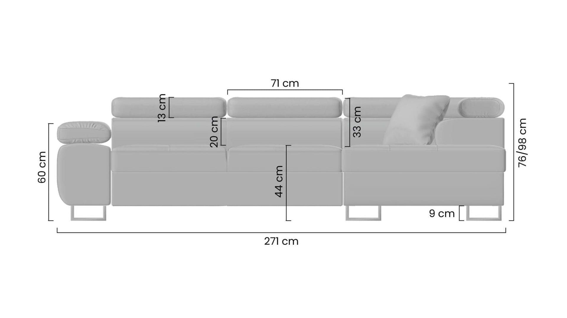 Narożnik Annabelle L