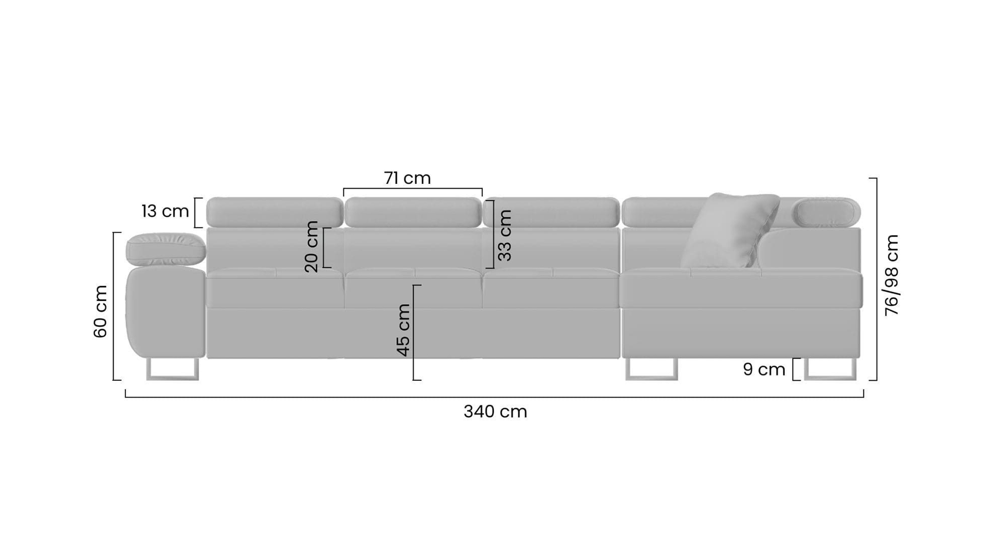 Narożnik Annabelle Maxi