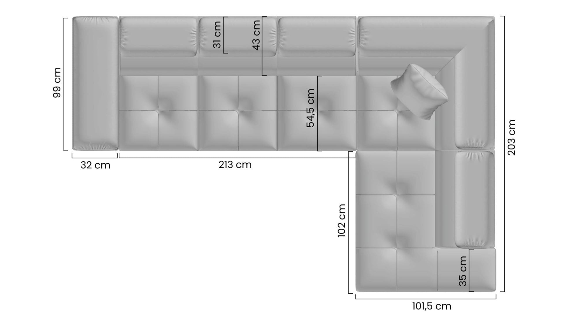 Narożnik Annabelle Maxi