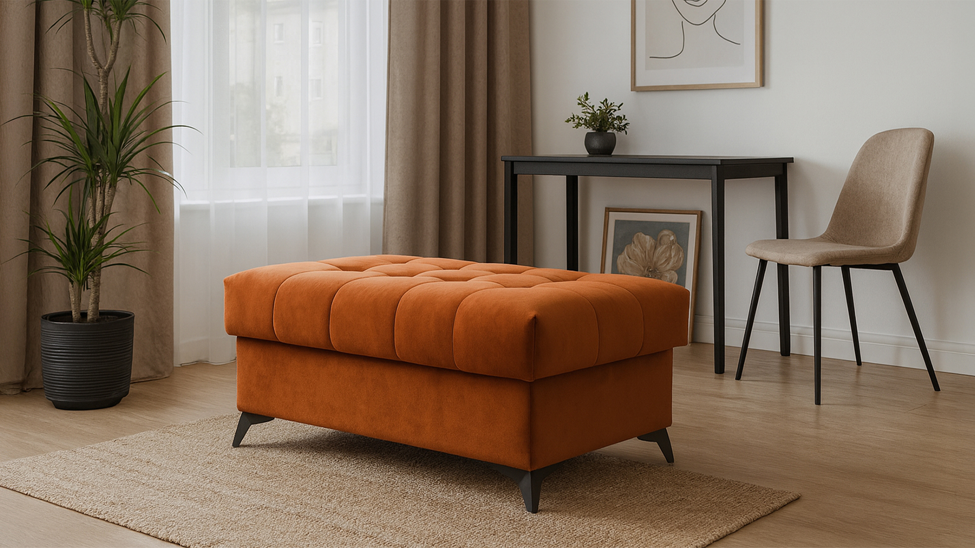 Pufa Dragonis z pojemnikiem