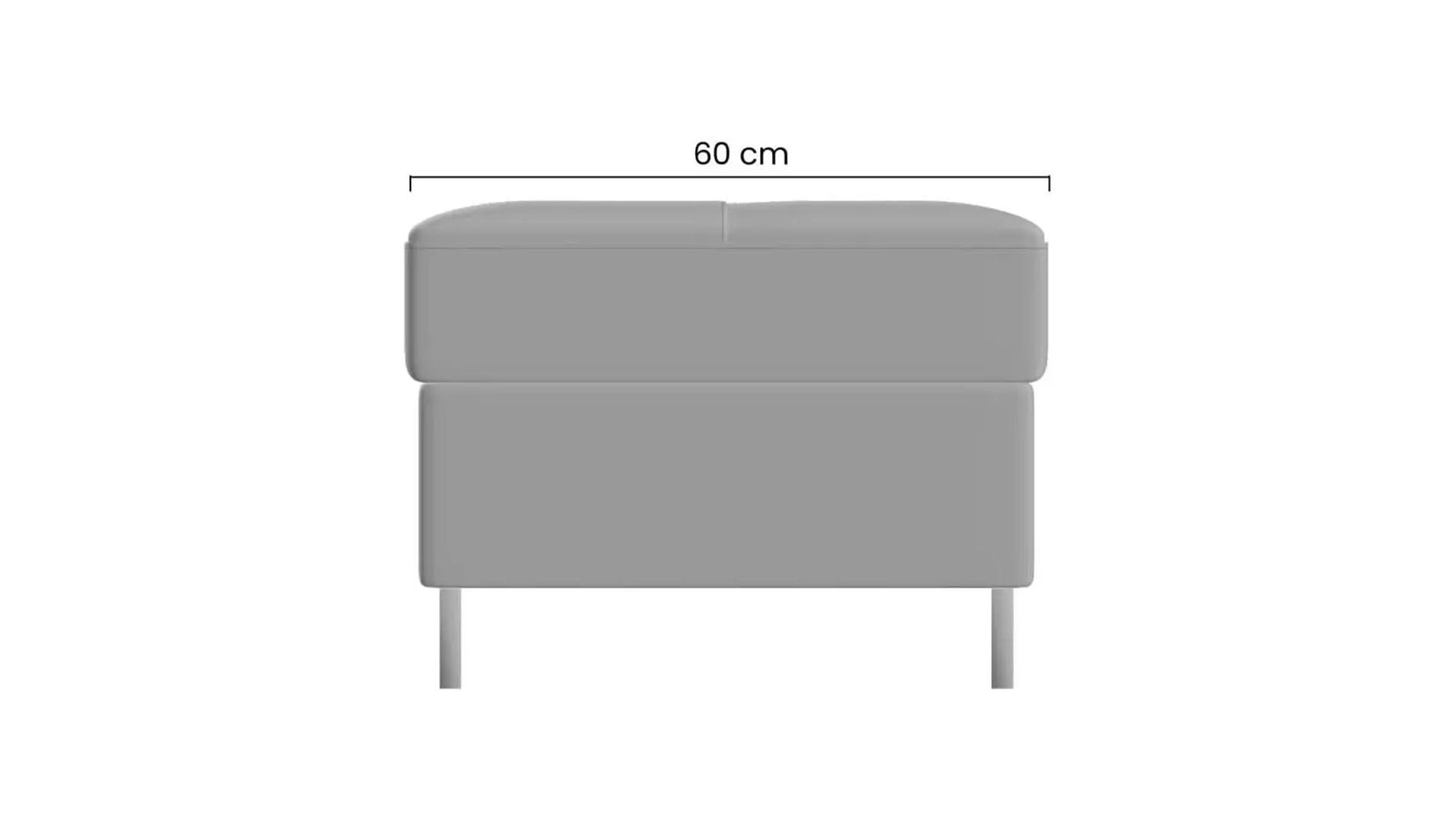 Pufa Annabelle mini z pojemnikiem