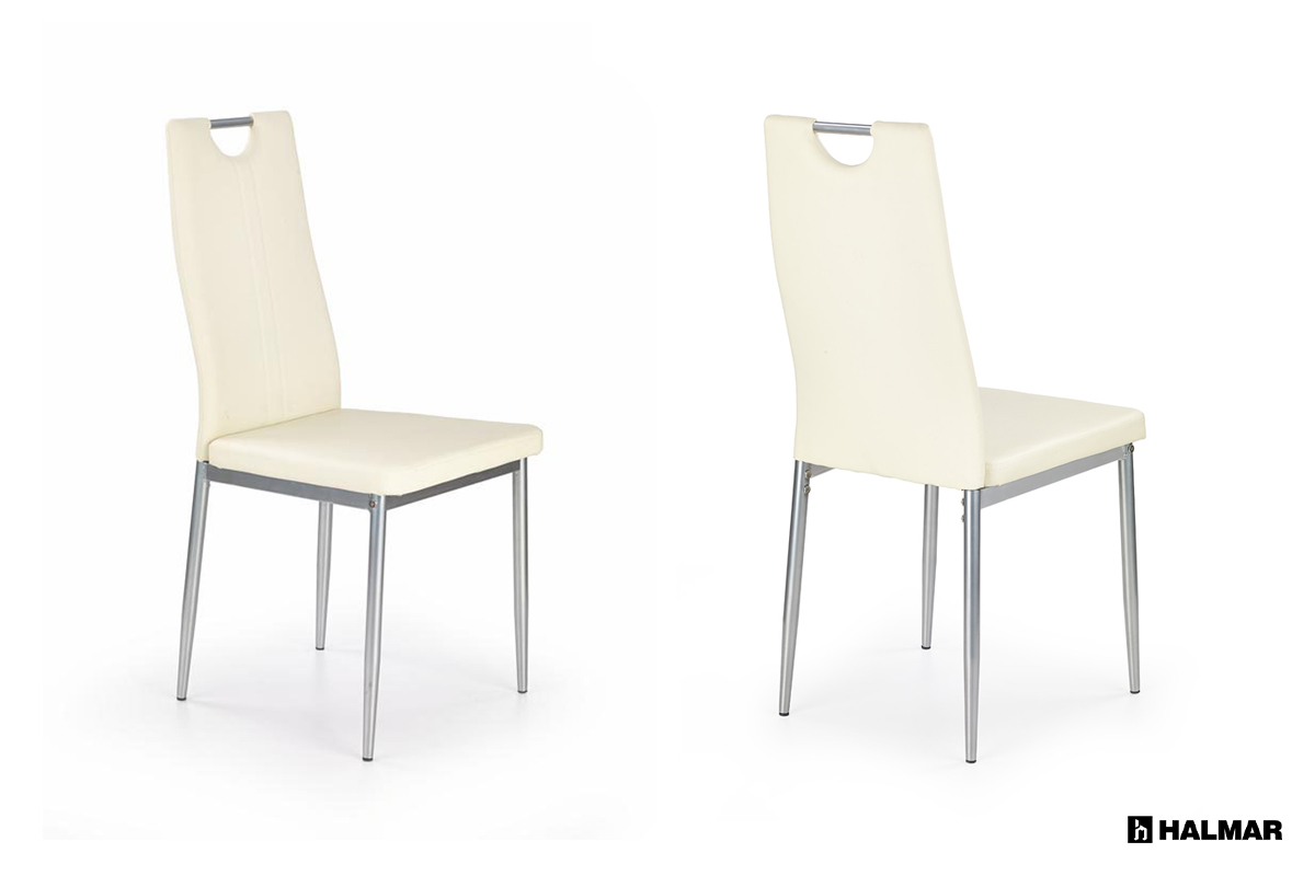 Krzesło K202 Halmar kremowe