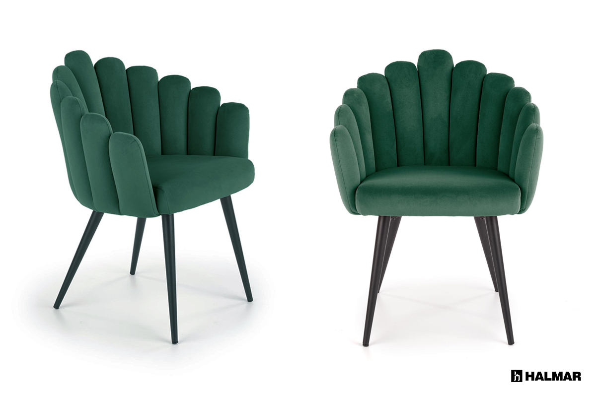 Krzesło K410 Halmar ciemny zielony