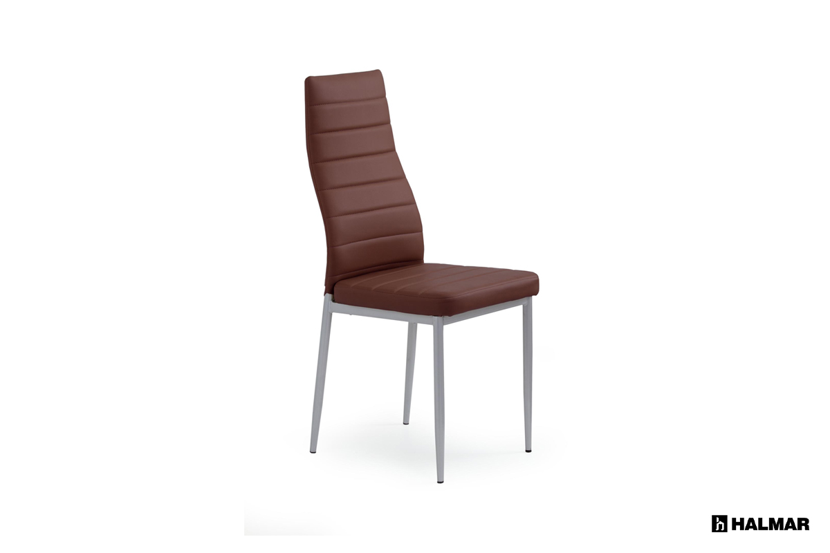 Krzesło K70 Halmar ciemno brązowe