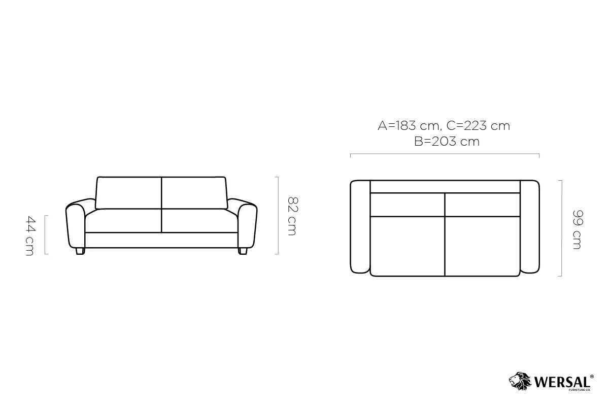 Sofa Capri 120 Wersal