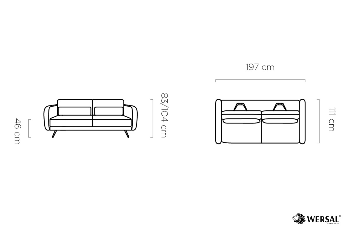 Sofa Ilusio 3 Wersal